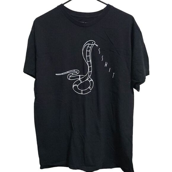 Mens Graphic Snake "shhh" tee shirt - Picture 1 of 3